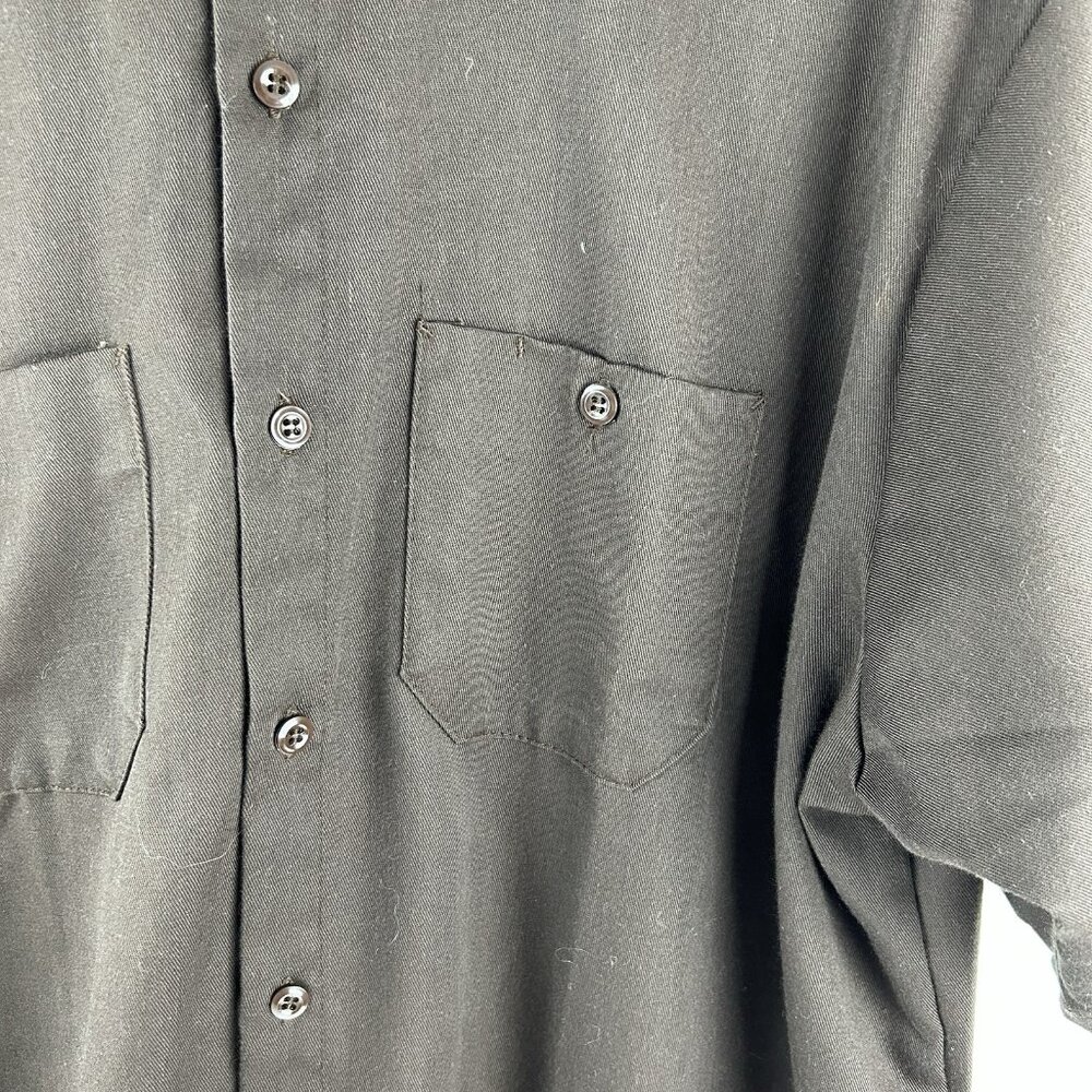 Vintage Big Ben Wrangler Shirt Mens XL Brown Work  Short Sleeve 90s - Picture 3 of 9